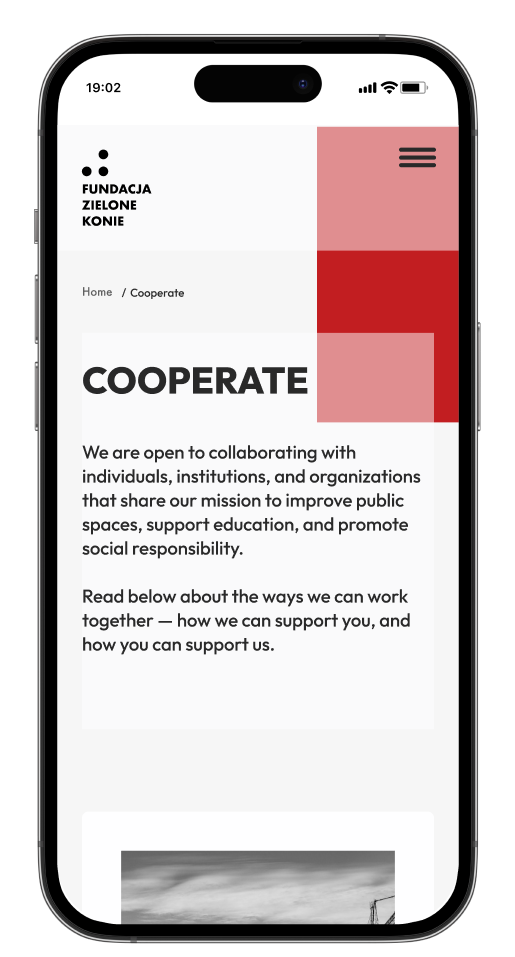 Zielone Konie — strona Cooperate